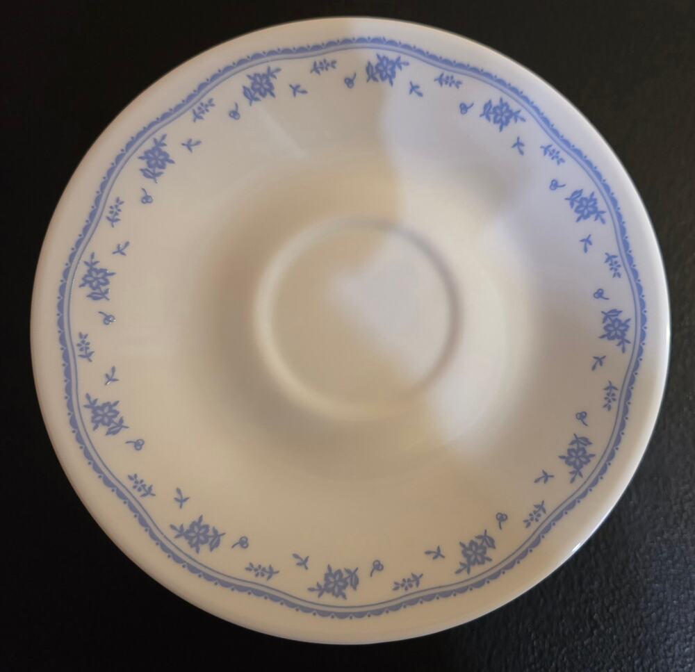 Corning Corelle Morning Blue Saucers (Set of 12)